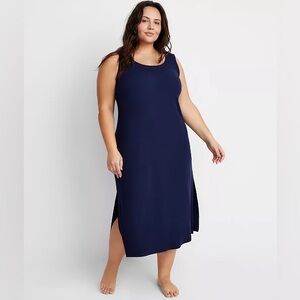 Macys Women's Ribbed Modal Blend Tank Nightgown